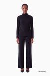 Gerade Hose aus Jersey mit elastischem Bund