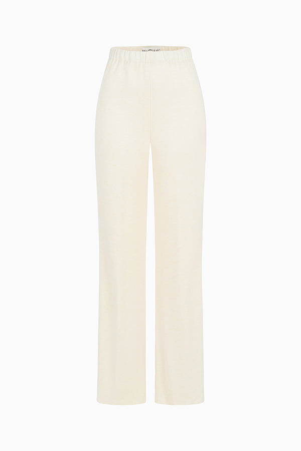 Gerade Hose aus Jersey mit elastischem Bund