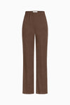 Gerade Hose aus Jersey mit elastischem Bund