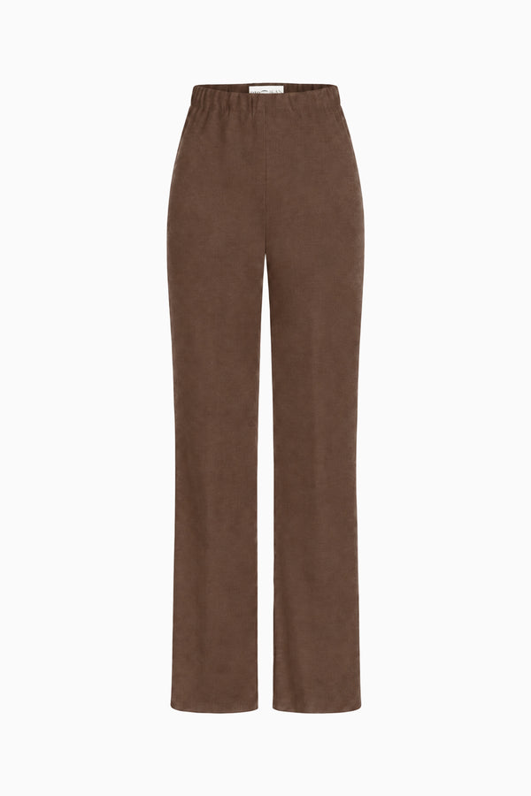 Gerade Hose aus Jersey mit elastischem Bund