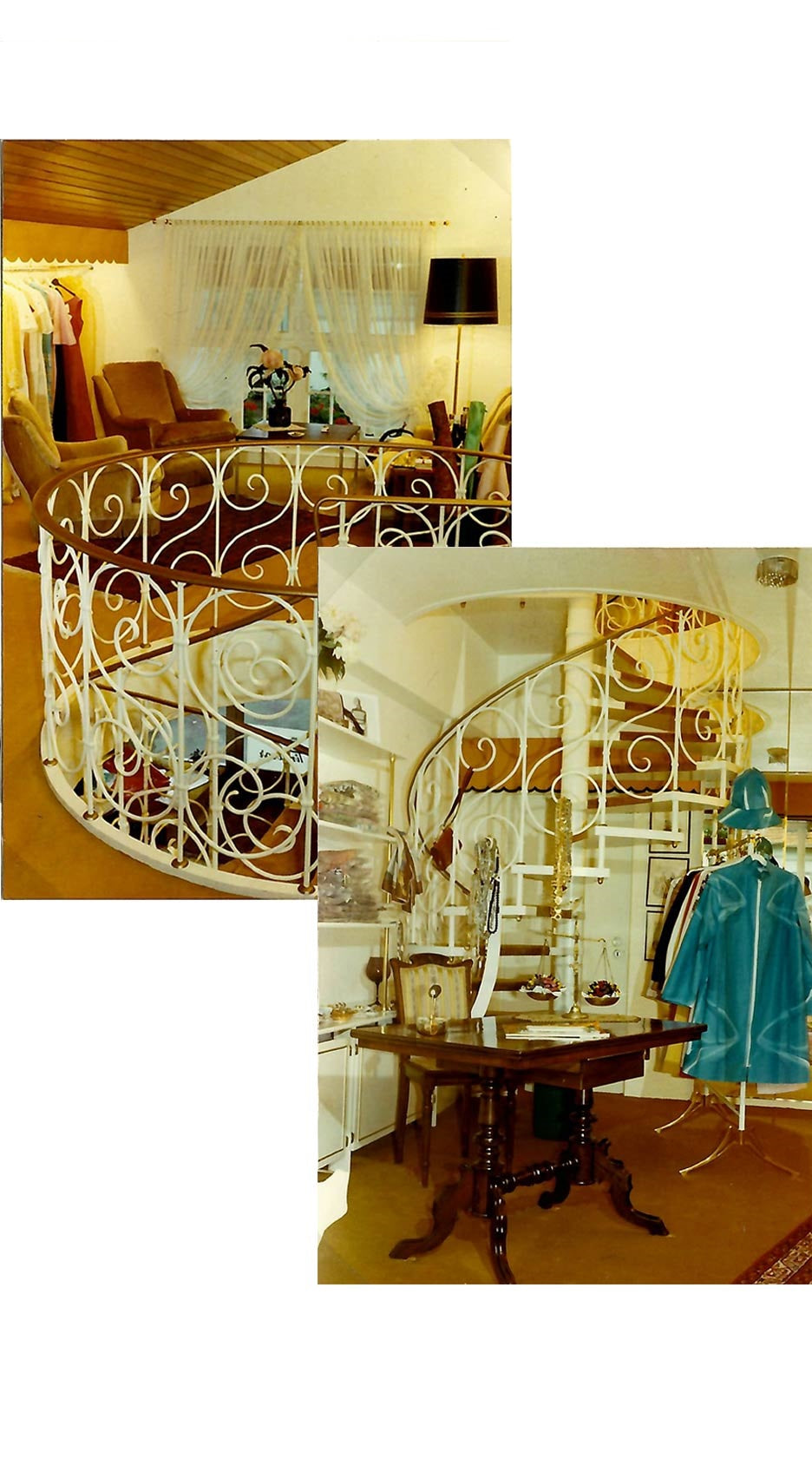 The former fashion salon "Helga Kienel Couture" of Helga Okan, founder of PIO O'KAN, in Warburg, 1970.