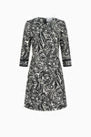 Jacquard Flare Dress