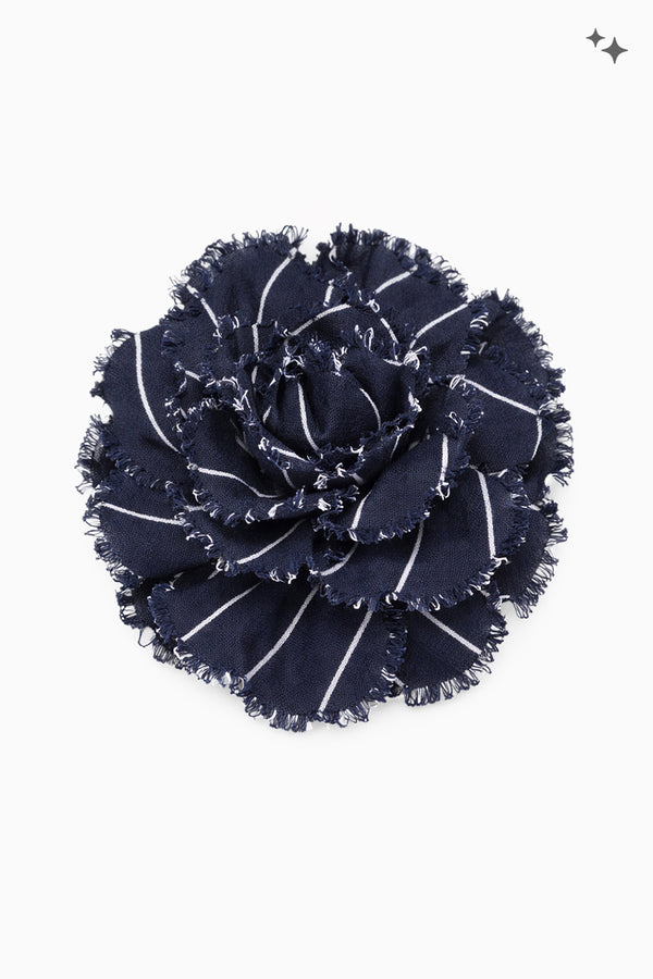 Schmuckblume in Pinstripe Muster