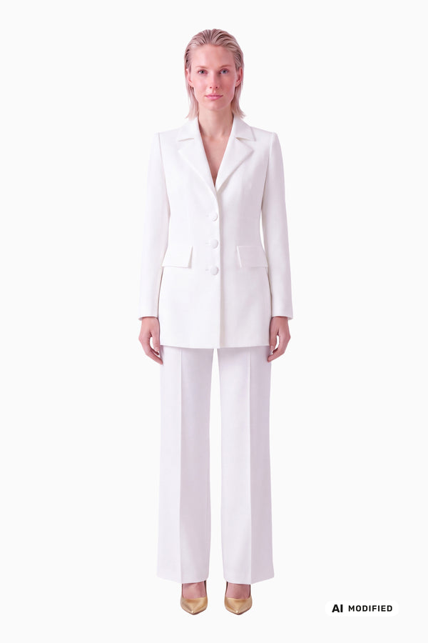 Smoking Blazer aus Crêpe