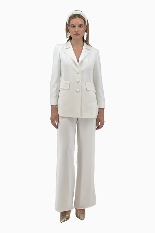Smoking Blazer aus Crêpe