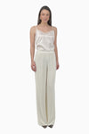 Wide crêpe trousers