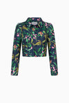 Short piqué jacket