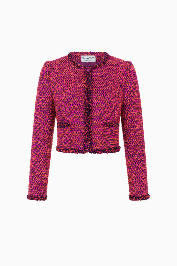 Short tweed jacket