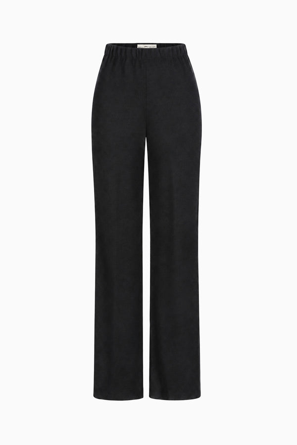 Gerade Hose aus Jersey mit elastischem Bund