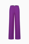 Wide-leg wool-crêpe trousers