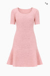 Bell-shaped lace dress
