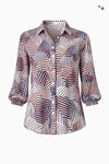 Lightweight stretch twill blouse
