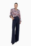 Lightweight stretch twill blouse
