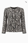 Taillierte Jacke aus Jacquard