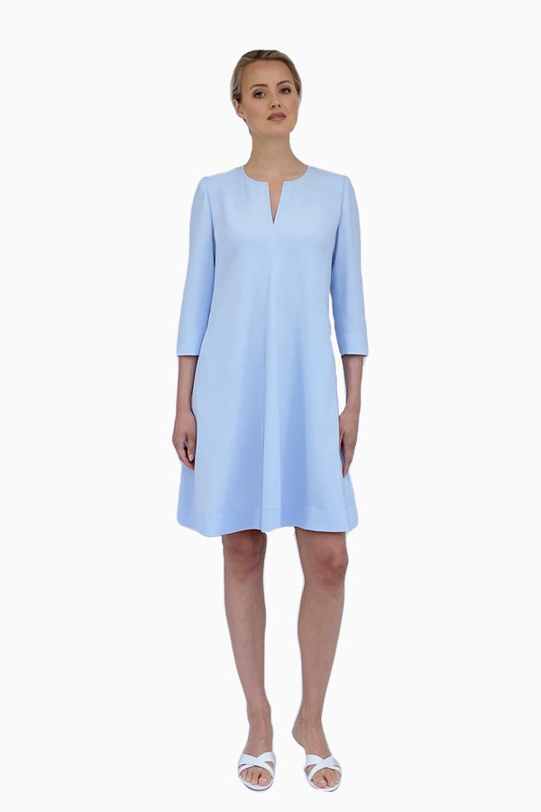 Luftiges Kleid aus Crêpe