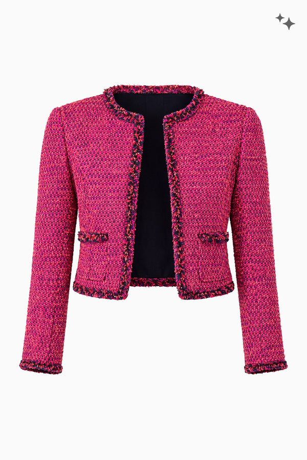Short tweed jacket