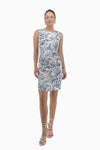Piqué sheath dress