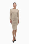 Fitted Stretch Crêpe Dress