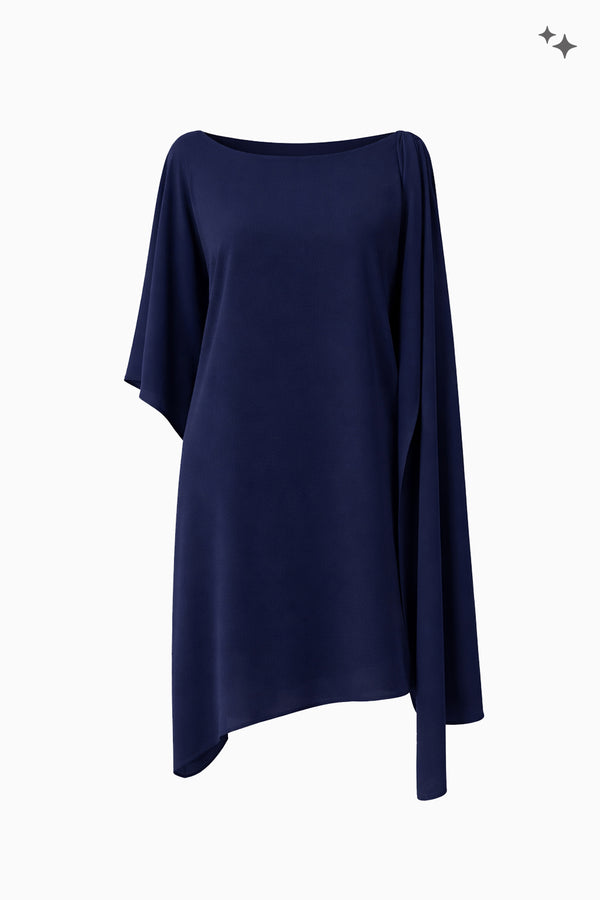 Luftiges Sommerkleid aus Crêpe Georgette