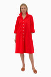 cotton poplin shirt dress