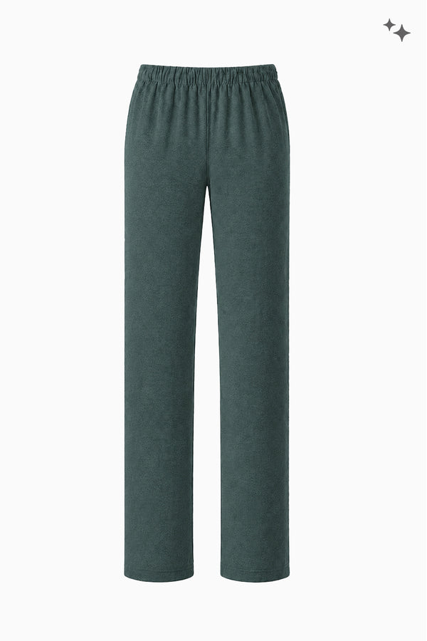 Gerade Hose aus Jersey mit elastischem Bund