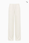 Wide crêpe trousers