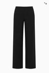 Wide-leg crepe trousers
