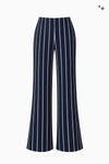 Weite Hose in Pinstripe Muster