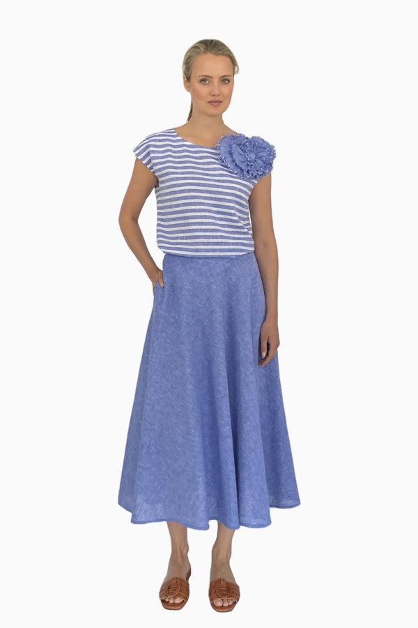 Circle Skirt in Cotton-Linen