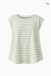 Lightweight cotton-linen top