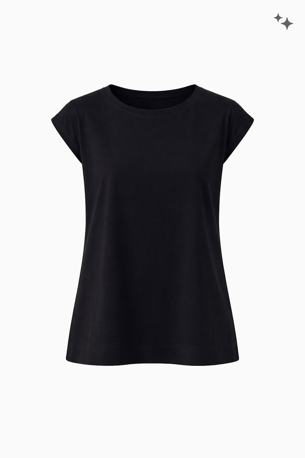 Lightweight crepe top