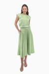 Light top made of double satin