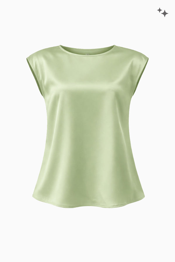 Light top made of double satin