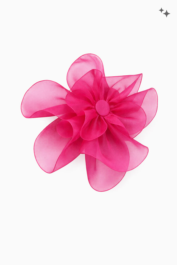 Schmuckblume aus Organza