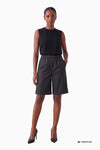Kurze Shorts aus Gabardine