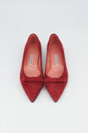 Spitzer Ballerina aus Wildleder