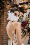Wedding mask in taft