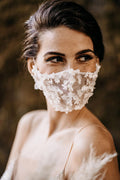 Wedding mask in lace