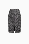Tweed pencil skirt