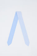 Cotton scarf in white-blue