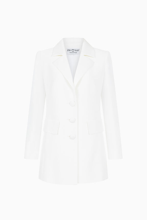 Smoking Blazer aus Crêpe