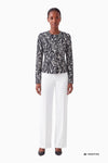 Taillierte Jacke aus Jacquard