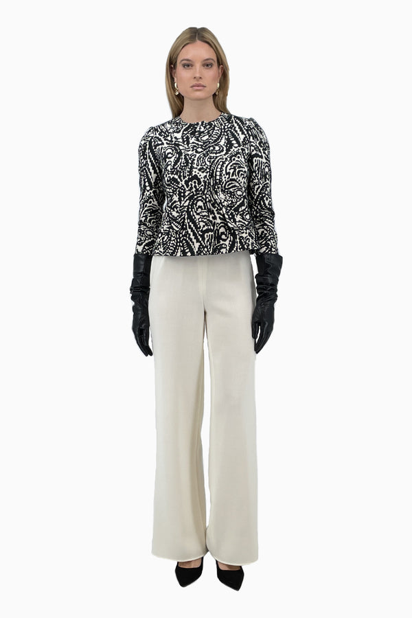 Taillierte Jacke aus Jacquard