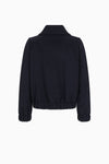 Bomberjacke mit Stehkragenaus Woll-Cashmere
