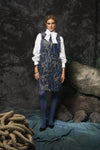 Ausgestelltes Kleid mit Eingrifftaschen aus Fancy Jeans