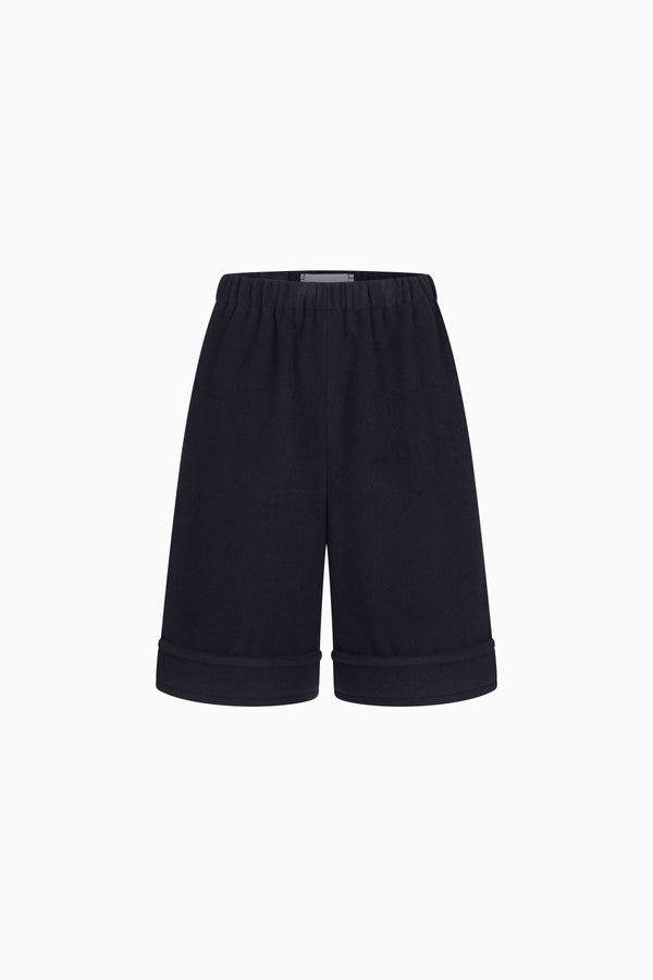 Shorts in wool and cashmere