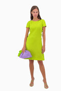 Ausgestelltes Kleid aus Wollcrêpe