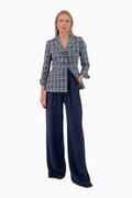 Blazer aus Karo Tweed