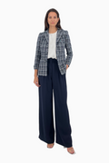 Blazer aus Karo Tweed