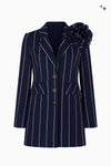 Blazer in Pinstripe Muster